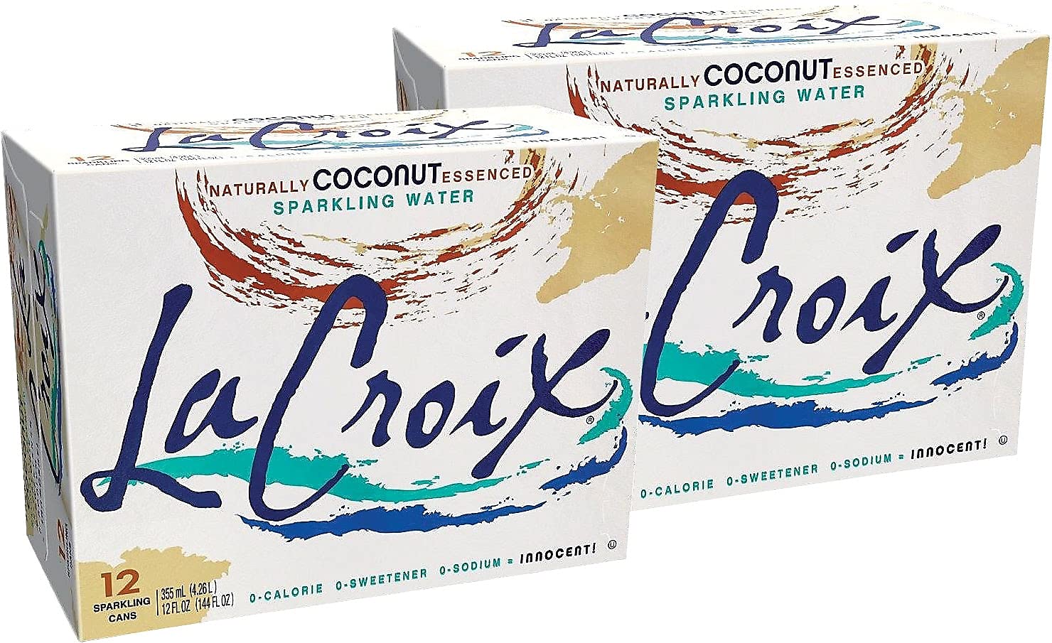 La Croix Coconut Sparkling Water – Natural Sugar-Free Seltzer, 355 ml