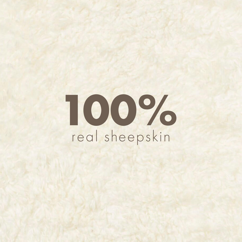 Nordic Sheep Real Sheepskin Rug - White Short Hair 90x60 cm |