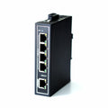 WIWAV 5-Port Industrial Ethernet Switch - Unmanaged DIN Rail Mount