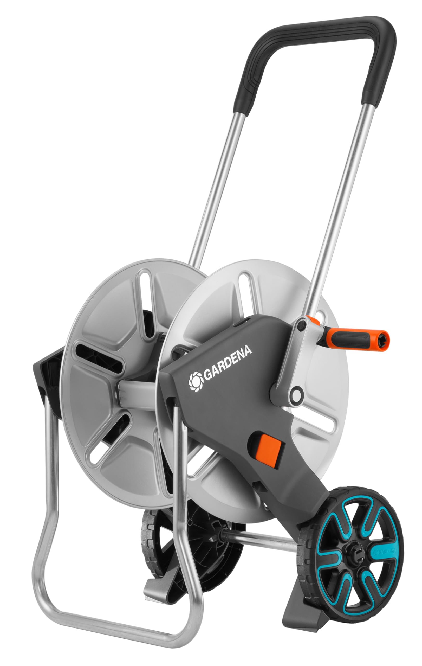 Gardena CleverRoll M Metal Hose Trolley – 60m Capacity & Anti-Drip