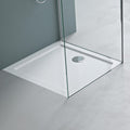 Mai & Mai Faro2 Rectangular Acrylic Shower Tray - White - 75x90x4cm