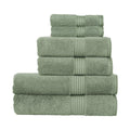 Christy Supreme Hygro 6-Piece Towel Set | Supima Cotton | Bay Leaf