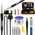 80W Soldering Iron Kit – 13-in-1 Adjustable Temperature Tool