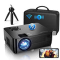 Native 1080P WiFi Projector | 4K Home Theater - Black