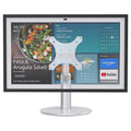 Rotating Stand for Echo Show 15/21 – Silver Adjustable Mount