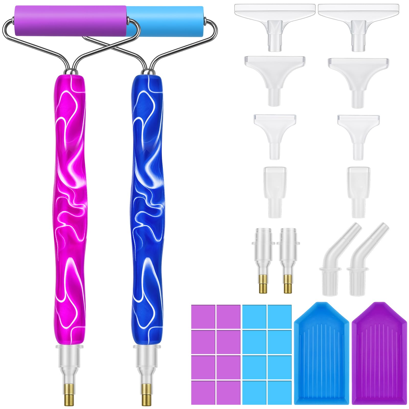Furuising Diamond Art Pens with Rollers | 36-Piece Painting Tool Kit