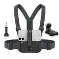 Sametop Phone Chest Mount Harness - POV VLOG Strap for iPhone & GoPro