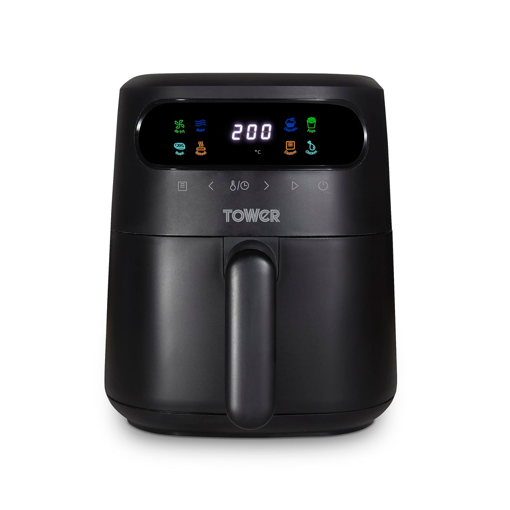 Tower T17125 Vortx 3L Air Fryer | Digital Display & 7 Pre-sets – Black