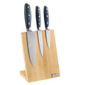Cooks Professional 3 Piece Knife Set with Magnetic Bamboo Block