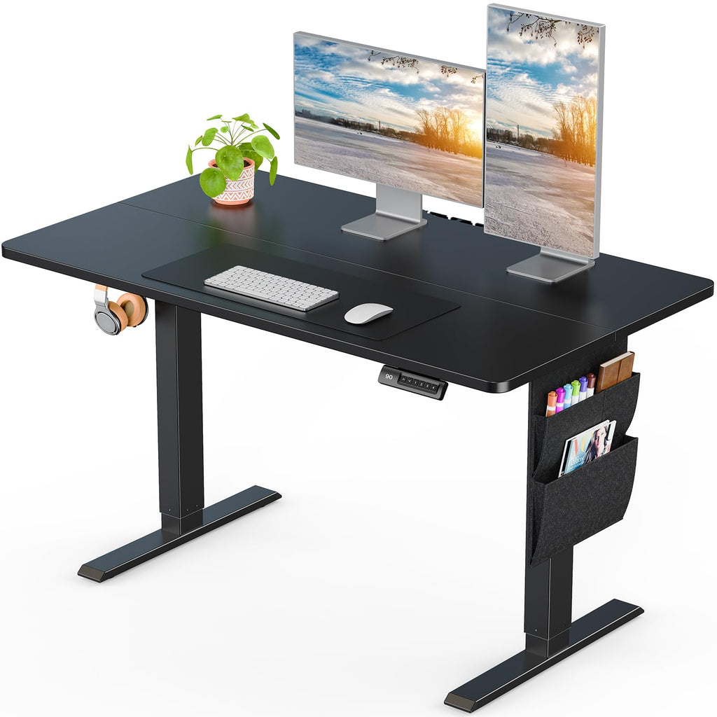 ErGear Electric Standing Desk – 100x60cm Height Adjustable Sit Stand Desk