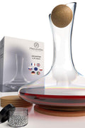 Plaisir de la Cave Wine Decanter Set – Lead-Free Crystal Glass Carafe