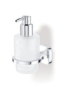 Tiger Ramos Wall Mounted Soap Dispenser | Chrome Finish Glass Reservoir