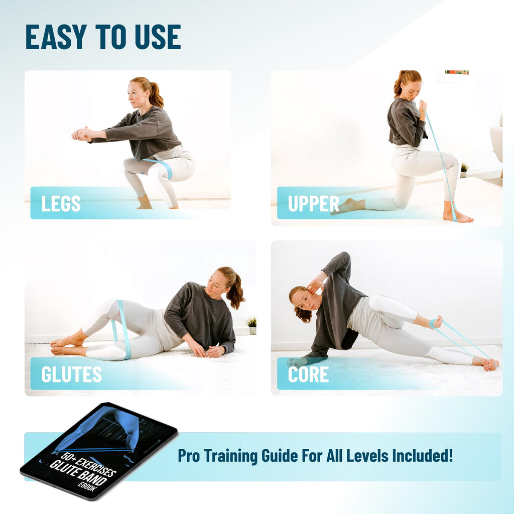 Iron Core Fitness Mini Resistance Bands - 10 Pack Loop Exercise Bands