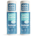 Salt of the Earth Natural Roll On Deodorant 2 Pack – Ocean (2 x 75ml)