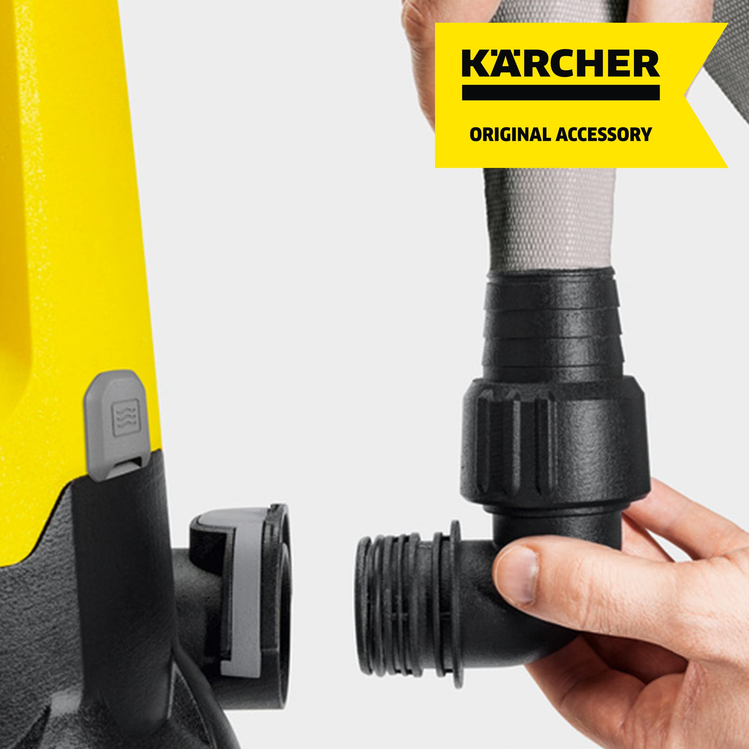 Kärcher 2.997-100.0 Gewebeschlauch Set – 10m Flexibler Flachschlauch