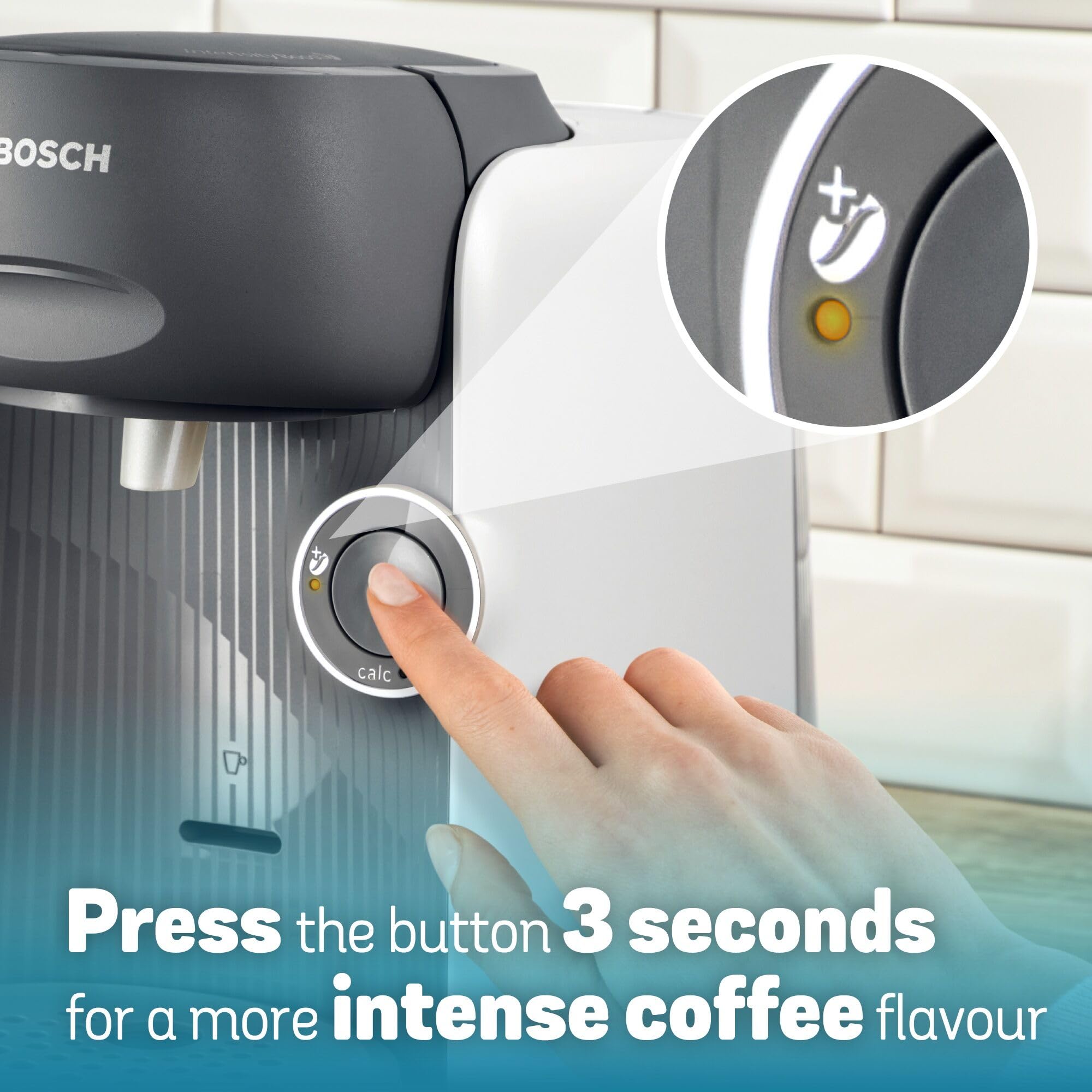 Bosch Tassimo Finesse TAS16B4GB Pod Coffee Machine, 1400W - White