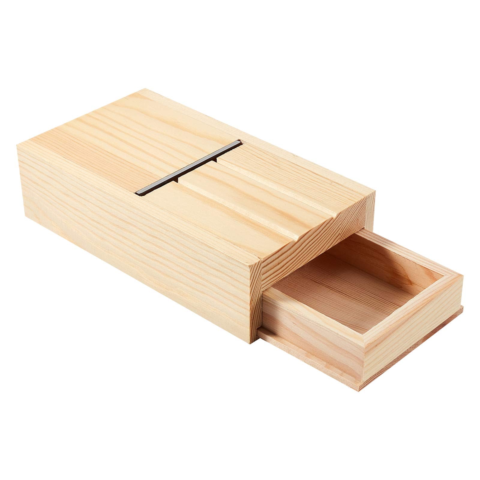 PH PandaHall Wooden Soap Cutter Drawer Box | Beveler Planer Trimming Tool