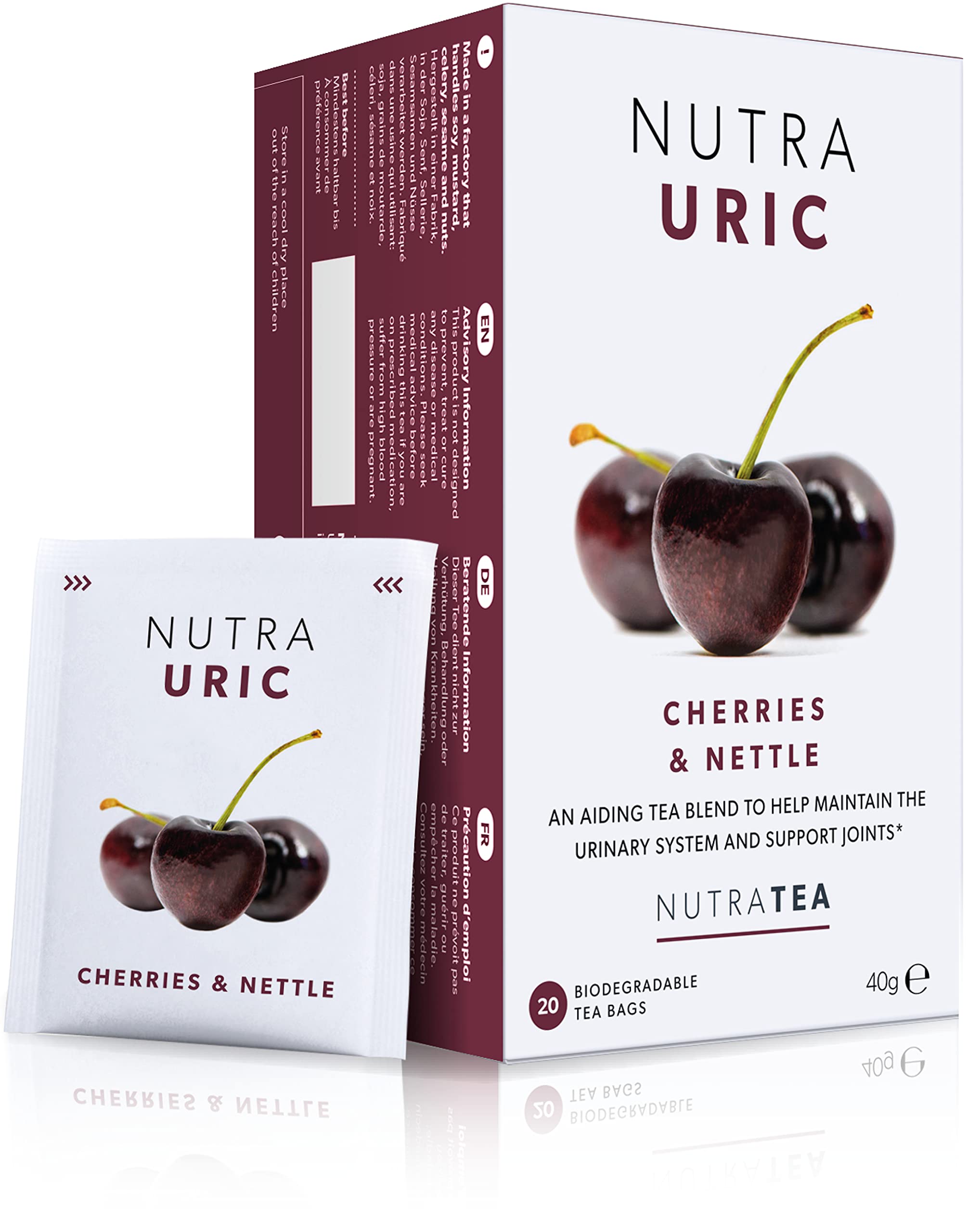 Nutra Tea Nutrauric Uric Acid & Kidney Support Herbal Tea – 60 Bags