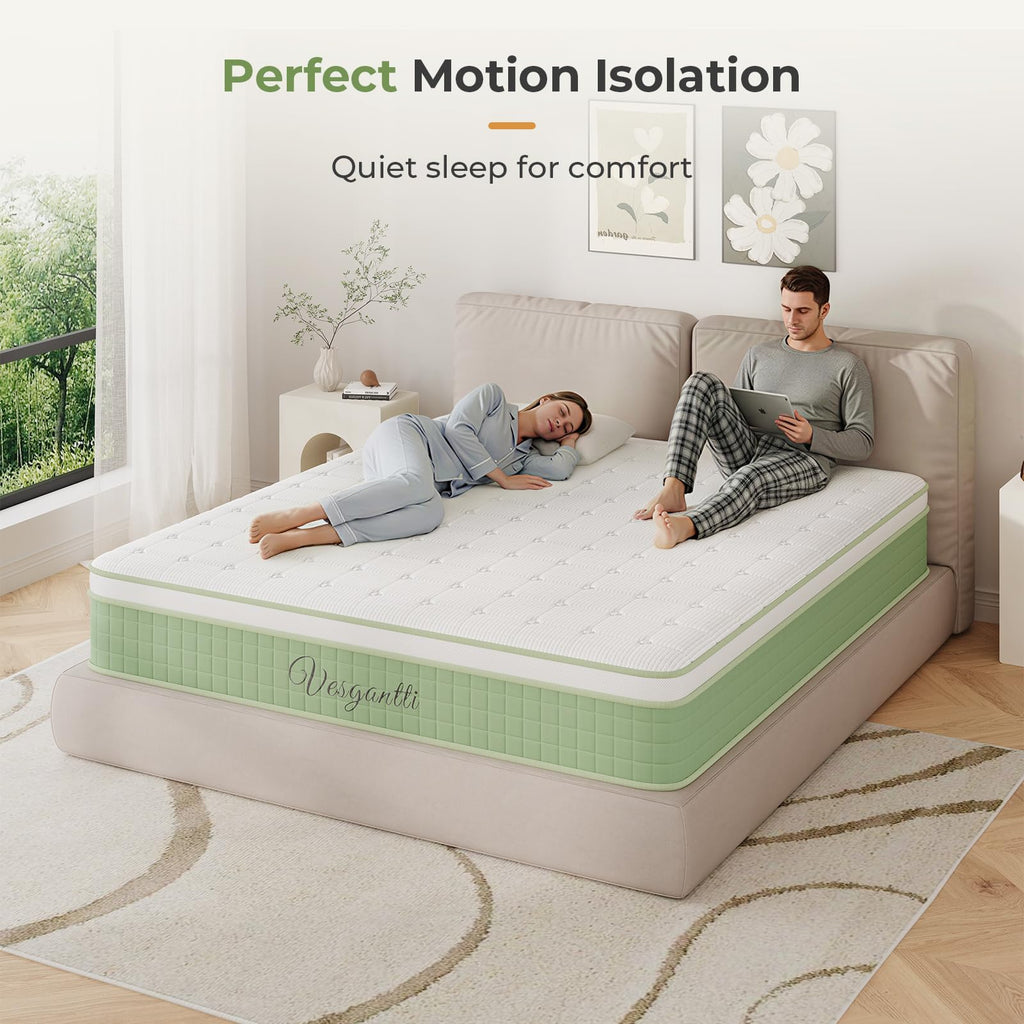Vesgantti 3FT Single Mattress 90x190cm Hybrid Medium Firm Mattress - image 5