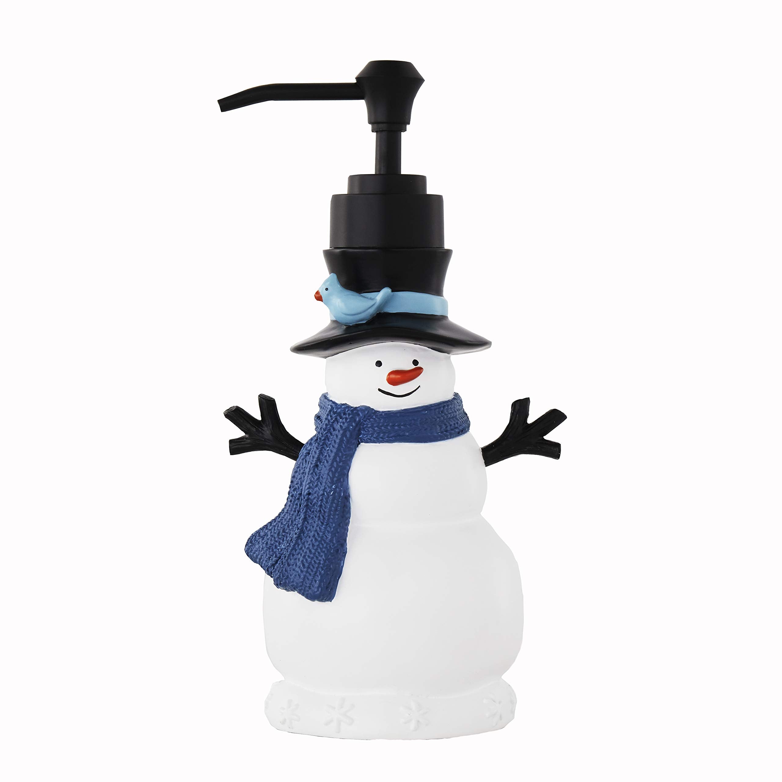SKL Home Winter Friends Snowman Lotion and Soap Dispenser - Blue Resin