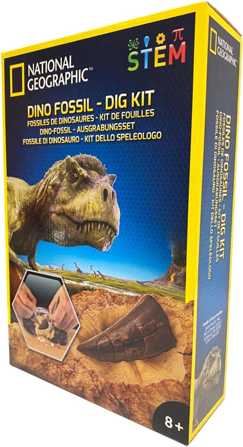 National Geographic Dinosaur Dig Kit – STEM Fossil Excavation Toy