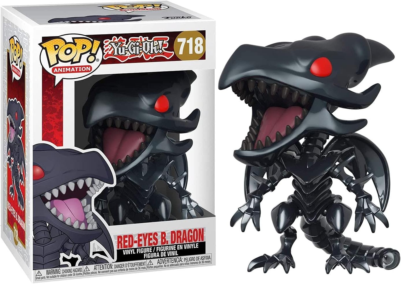 Funko POP! Animation: Yu-Gi-Oh! Red-Eyes Black Dragon Vinyl Figure