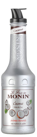 Monin Coconut Fruit Mix Puree 1L – Natural Mixer for Cocktails & Frappes