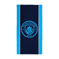 Manchester City FC Beach Towel | 100% Cotton Soft Bath Towel | 75cm x 150cm