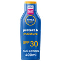 NIVEA SUN Protect & Moisture SPF 30 Sun Lotion with Vitamin C – 400ml