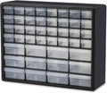 Akro-Mils 10144 44-Drawer Plastic Storage Cabinet for Small Parts – Black