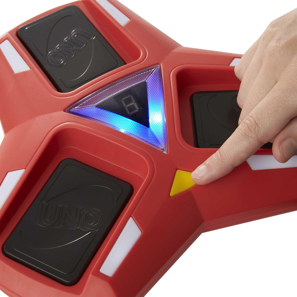 UNO Triple Play Card Game by Snaps – Family Game with Lights and Sounds