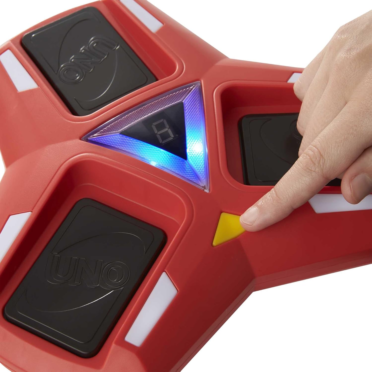 UNO Triple Play Card Game by Snaps – Family Game with Lights and Sounds