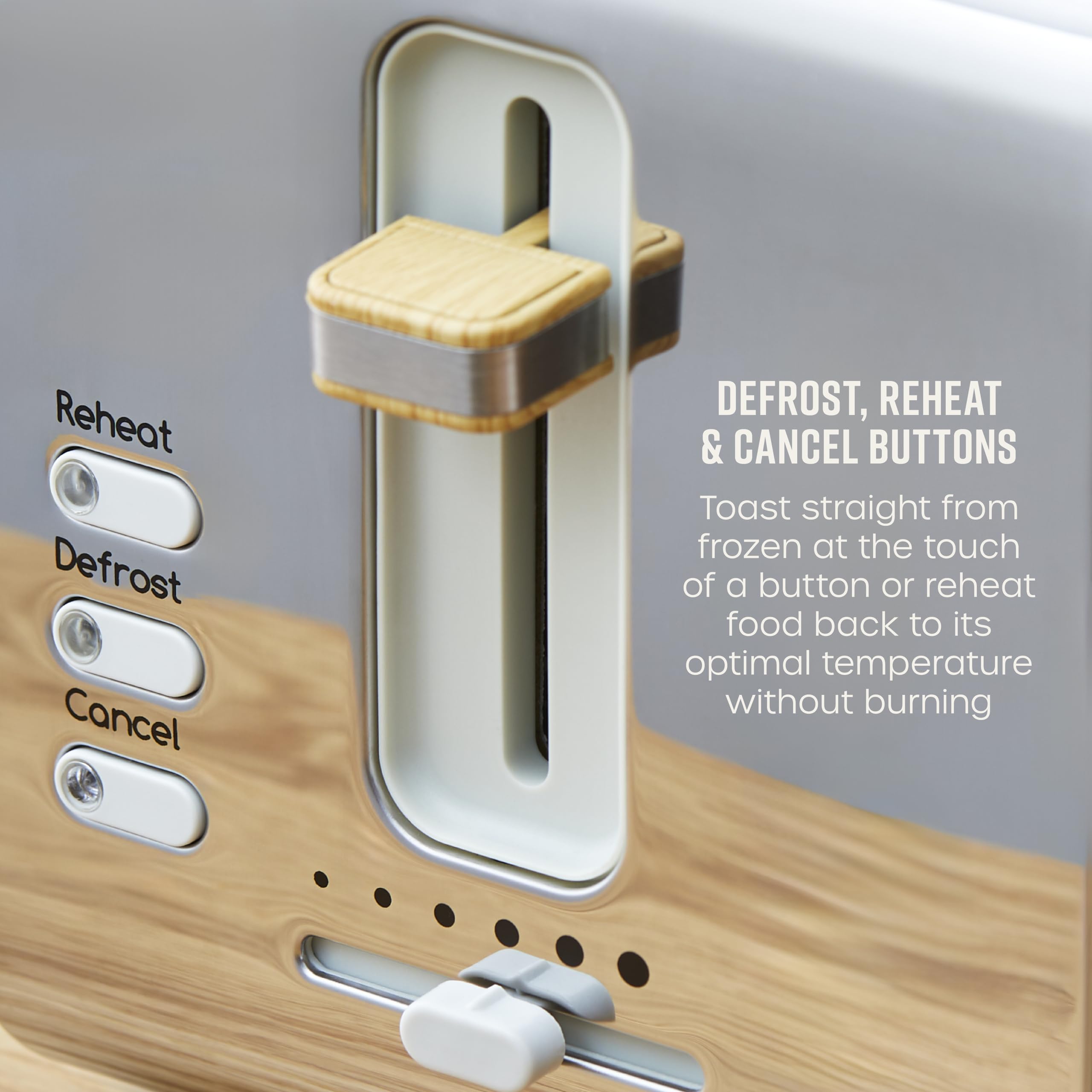 Swan Nordic 2 Slice Toaster – 900W with 6 Browning Levels, Oatmeal