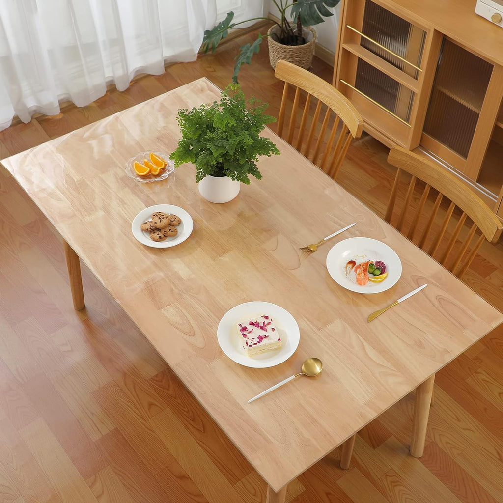 Yanen Clear Table Protector | 2mm Thick PVC Transparent Pad 60x60cm