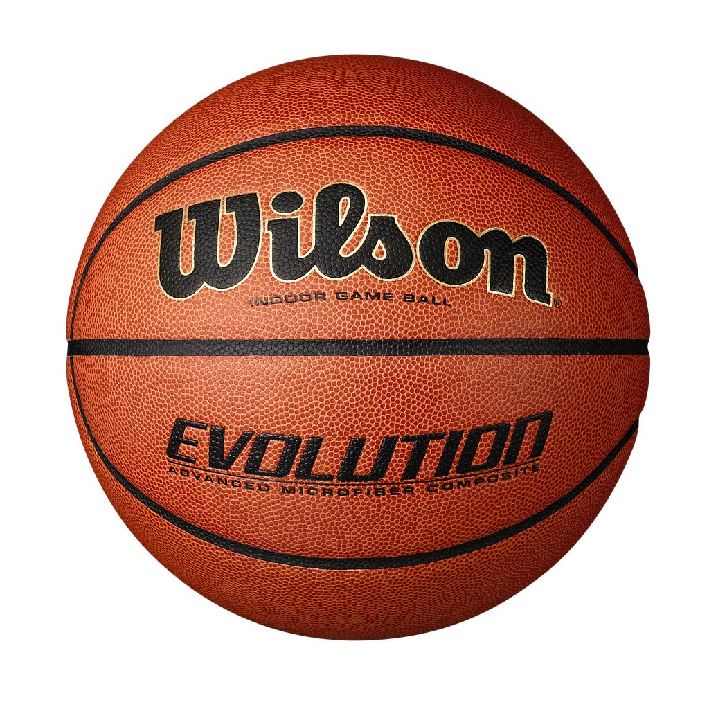 Wilson Evolution Basketball – Official Indoor Game Ball for Pro Play