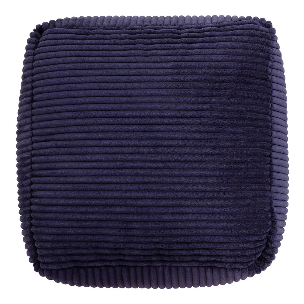 icon Amara Small Cord Bean Bag Footstool with Filling Included, Blue - image 4