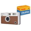 Kodak Ektar H35 Half Frame Film Camera – Brown Bundle with 24exp Film
