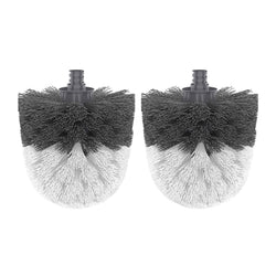 MR.SIGA Premium Toilet Bowl Brush Replacement Head, 2 Pack - Durable PP
