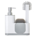 Vigar Monobloc 4-Piece Kitchen Sink Organizer Set with Soap Dispenser