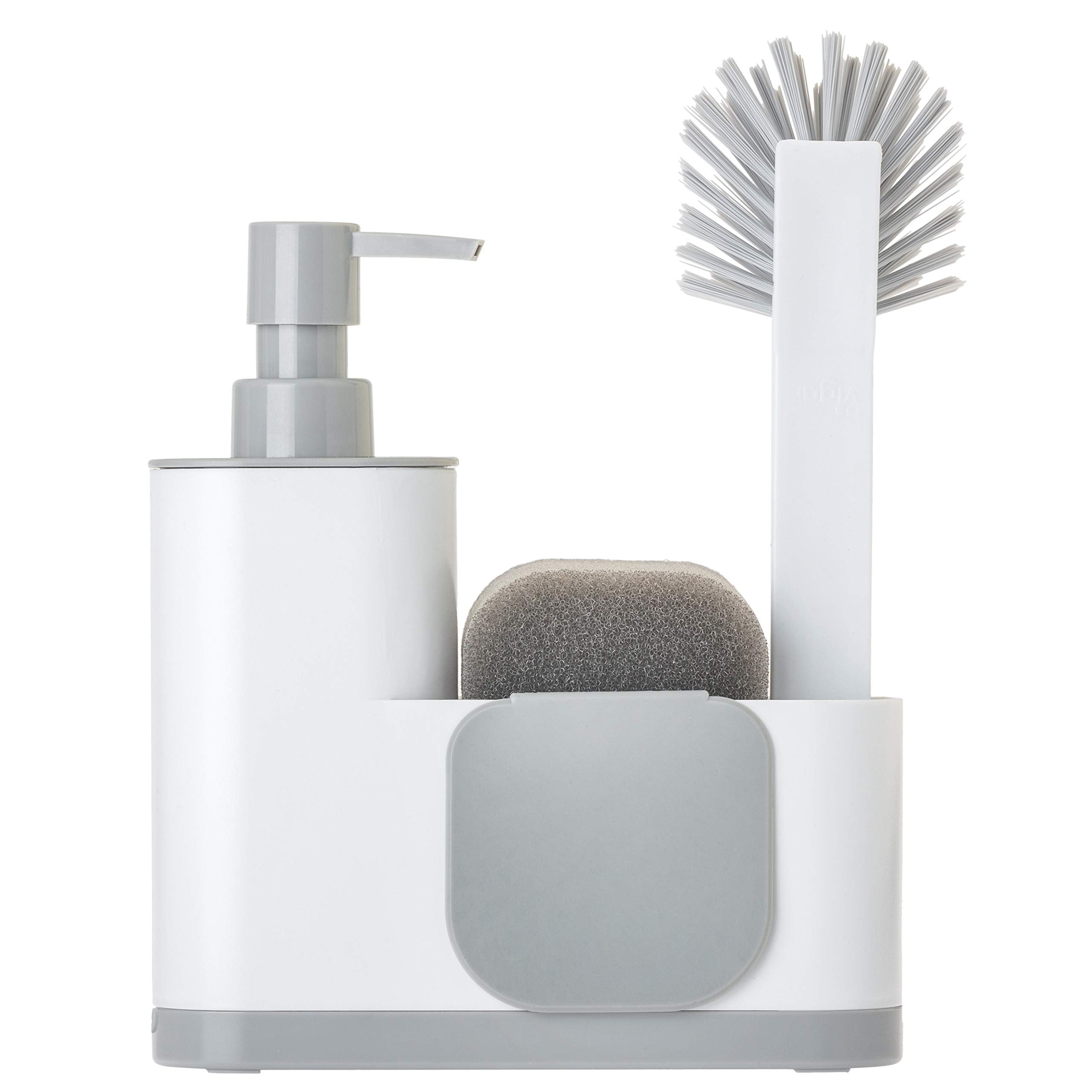 Vigar Monobloc 4-Piece Kitchen Sink Organizer Set with Soap Dispenser