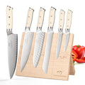 Nanfang Brothers 6-Piece Damascus Kitchen Knife Set | VG10 Steel