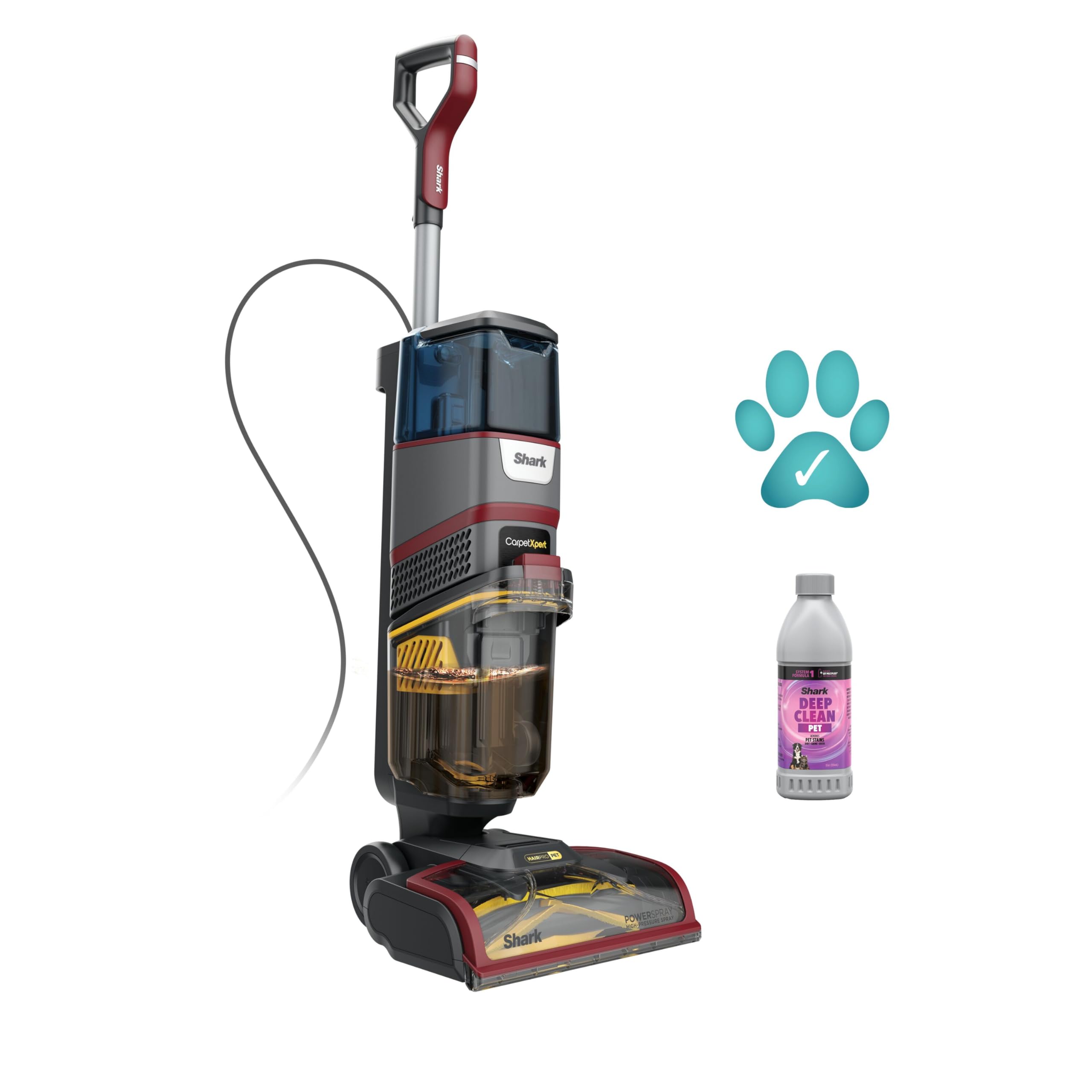 Shark CarpetXpert HairPro Pet Carpet Cleaner – EX220UK Deep Clean