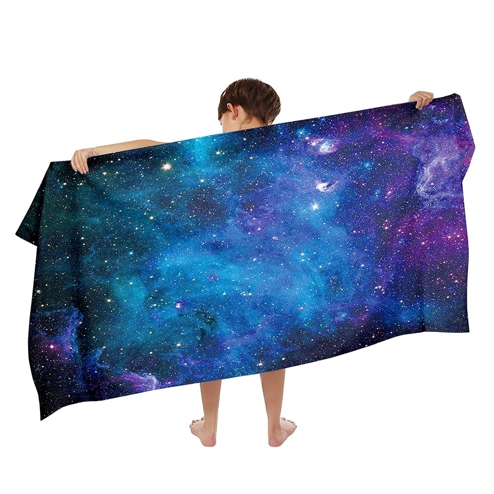 Ulticool Microfibre Children's Towel – Galaxy Dinosaur Quick-Dry 140x70cm