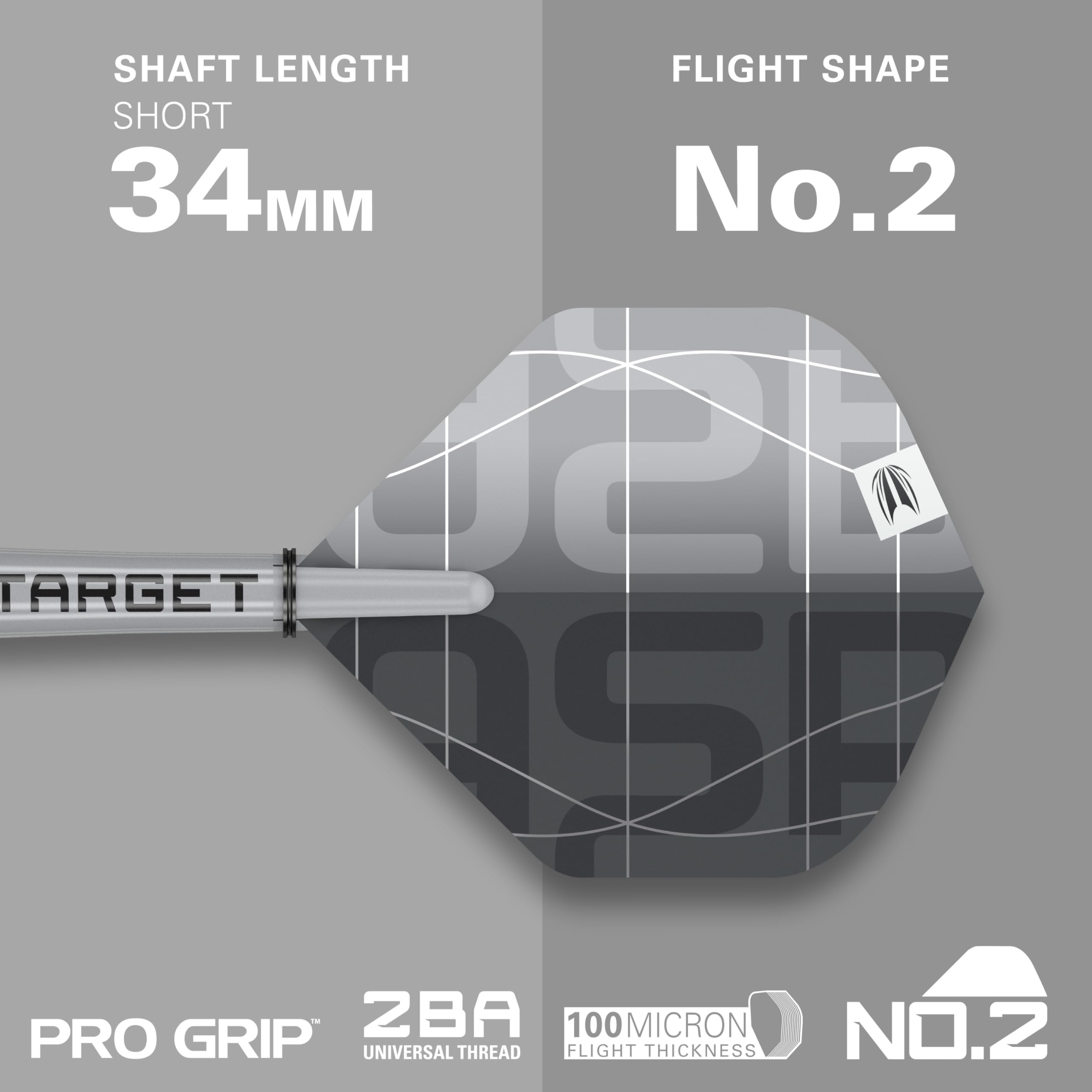 Target Darts Nathan Aspinall x ECHO 90% Tungsten Steel Tip Darts - 23g