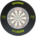 Winmau MvG Dartboard Surround – Black & Green Bristle Board Protection