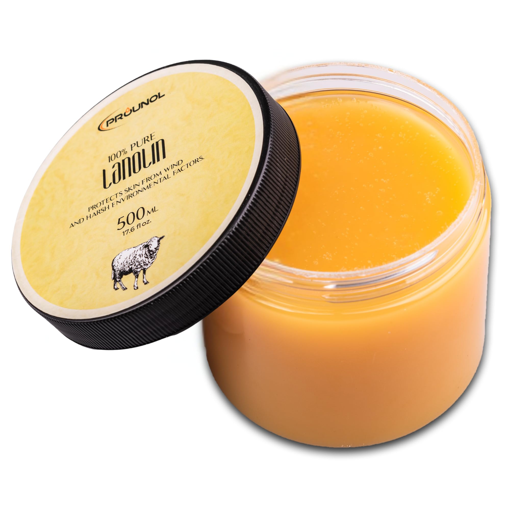 Prounol Pure Lanolin Anhydrous 500ml – 100% Natural Skin Care Balm