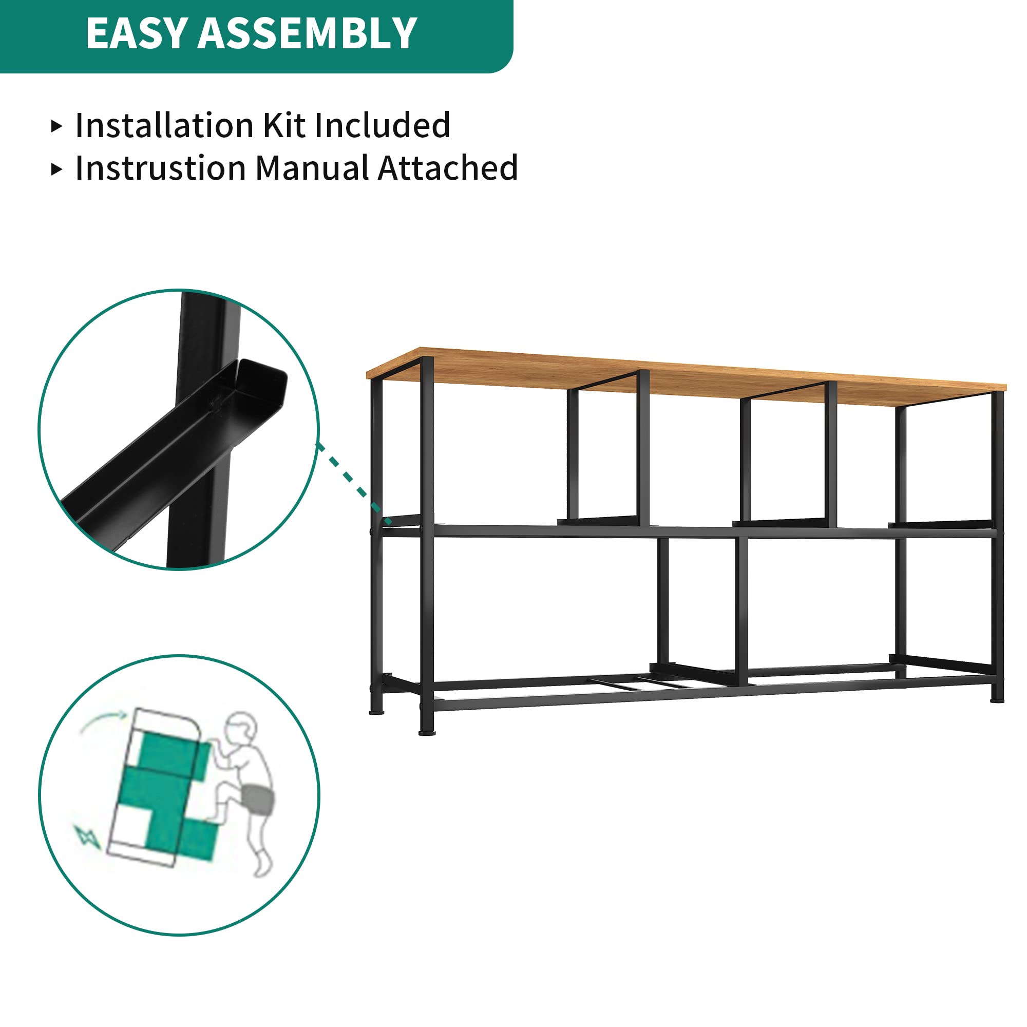 YITAHOME 5-Drawer Fabric Dresser | Metal Frame Storage Organizer
