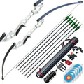 D&Q Takedown Recurve Bow and Arrow Set - 50" Hunting Archery Kit