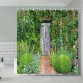 Ivy Garden Shower Curtain – Waterproof Polyester, 180x180cm