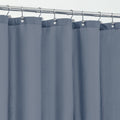 Alyvia Spring Blue Fabric Shower Curtain Liner | Waterproof & Weighted